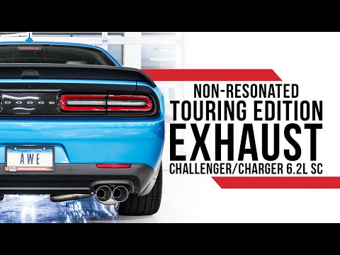 AWE Non-Res Touring Edition Exhaust for '15+ Dodge Challenger/Charger 6.2L (Hellcat, Redeye, Demon)