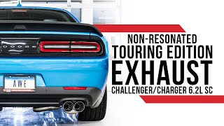 AWE Non-Res Touring Edition Exhaust for '15+ Dodge Challenger/Charger 6.2L (Hellcat, Redeye, Demon)