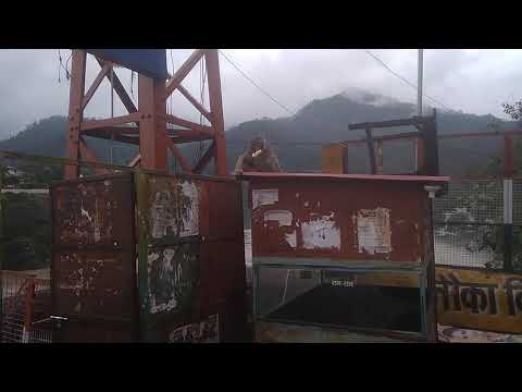 Monkey enjoying ice cream at Shri Laxman Jhula, Rishikesh