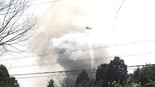 2月23日【びわ湖放送ニュース】甲賀市甲南町 資材置き場で火事