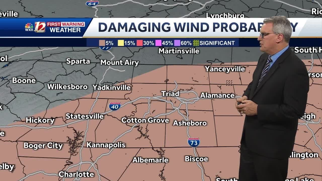 WATCH: Isolated severe storms possible Wednesday