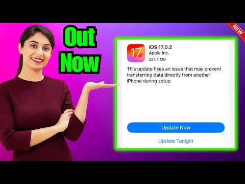 How to update ios 17.0.2 iPhone [ Build for all iPhones to fix data transfer bug ]