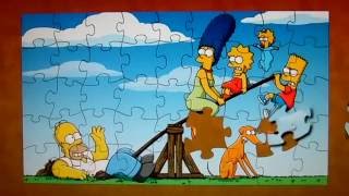 Simpsons Puzzle Rompecabezas De Ravensburger Juego para niños juguetes de aprendizaje Bart