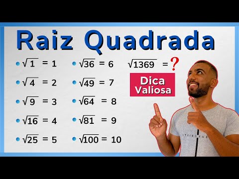 Raiz Quadrada |  Aprendendo Matemática do Zero