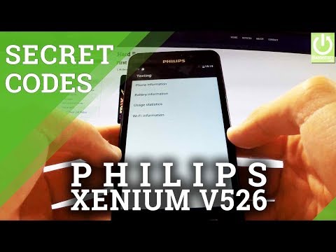 PHILIPS Xenium V526 SECRET CODES / HIDDEN MENU