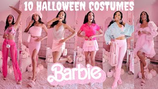 10 BARBIE OUTFITS | Easy Last minute DIY Halloween Costumes