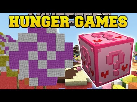 Minecraft: CANDYLAND HUNGER GAMES - Lucky Block Mod - Modded Mini-Game