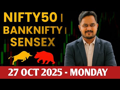 NIFTY50 | BANKNIFTY | MIDCAP NIFTY | 27 OCT 2025 | ANALYSIS VIDEO | #marketking