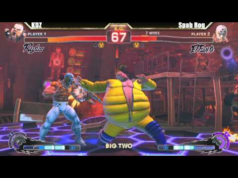 SSF4 AE 2012 KDZ vs Spab Rog - Big Two #6 Tournament Sonsored by TGS