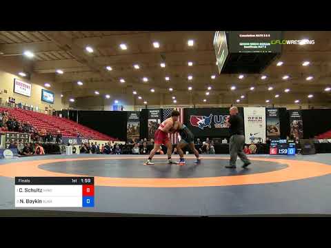 2018 Marine Corps US Open/UWW Junior Greco Roman 130 Finals - Cohlton Schultz (NYAC) Vs. Nicholas