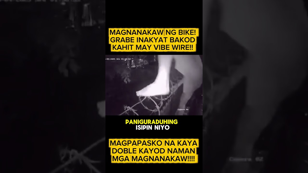 Magnanakaw ng BIKE! Nag mala SCOUT RANGER! Di man lang sumabit sa barbed wire | Bike ninakaw | Pbbm.