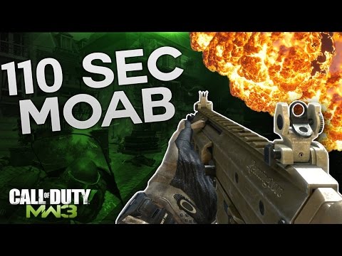 MW3: solo double moab w/ 110 sec moab 92-8