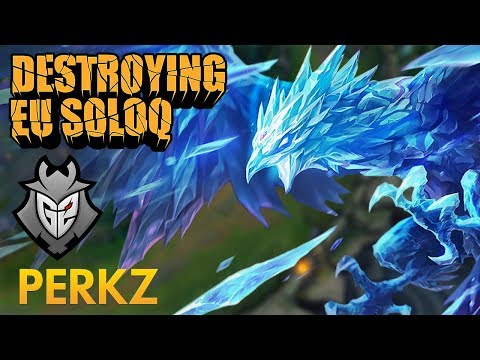 Destroying EU SoloQ: G2 Perkz - Anivia Bot Lane - KDA 15/5/10