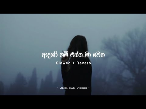 Adarei Nam Enna Ma Wetha | Slowed + Reverb