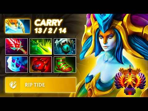 [7.39b] BACK TO META! - Naga Siren CARRY | Full Gameplay Dota Class