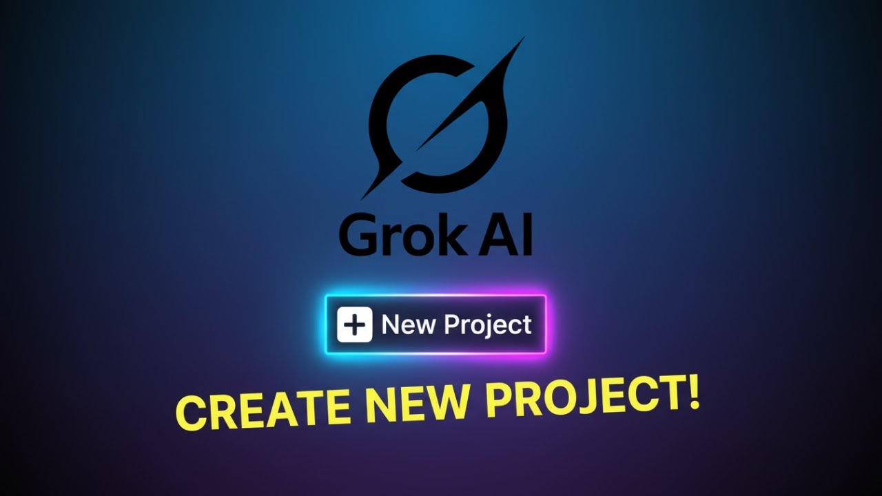 How to Create a New Project in Grok AI 🆕 | Step-by-Step Beginner Tutorial