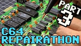 C64 Repairathon! Part 3 - Black screen fix for #3 and checking out #4