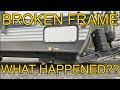 WORST TRAVEL TRAILER ISSUE: BROKEN FRAME: DON’T BUY THIS TRAVEL TRAILER