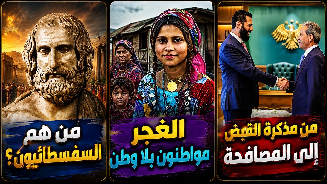 فائق زيدان: من مذكرة القبض إلى المصافحة | الغجر: مواطنون بلا وطن | من هم السفسط?