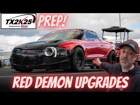 Drag Car TX2K Prep, Red Demon, RDV2 2025 Upgrades, Boostin Performance TX2K25