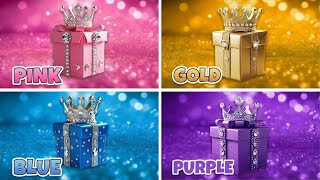 Choose Your Gift 4 🎁💗💛💙💜 | Gift Box 4 - Choose One Gift | 4 giftbox 👑