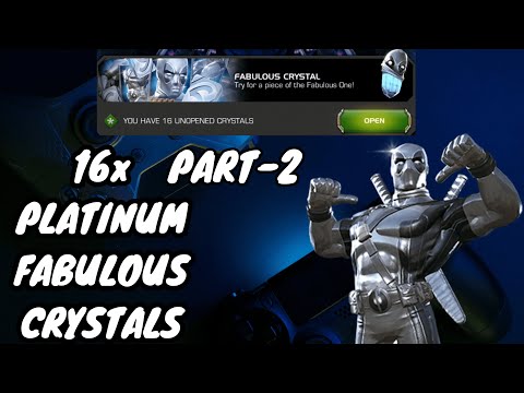 16x Platinum Fabulous Crystals | Part-2 |  Six Star Platinum Pool ??? | MCOC @Rahulmarvelmeow