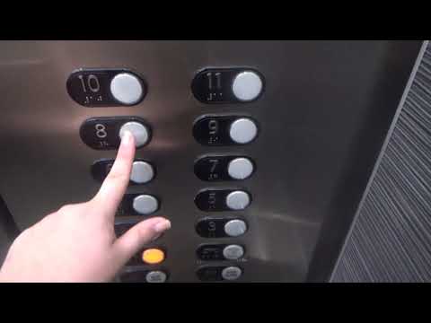Modernized 1966 Otis Autotronic? Traction Elevators @ Oak Brook Executive Plaza (1301 W 22nd St)