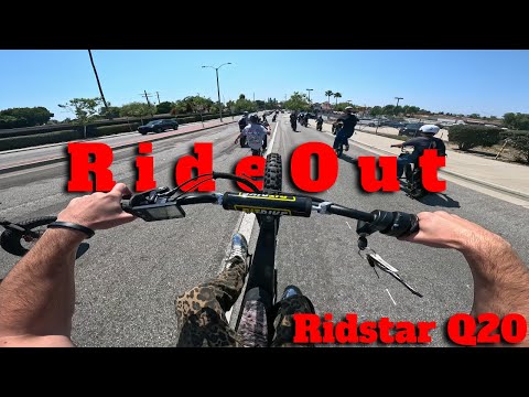 Ich mache eine Ausfahrt mit meinem Ridstar Q20 (die Polizei kam)