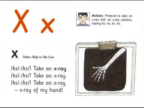 Phonics X With song Jolly Phonics