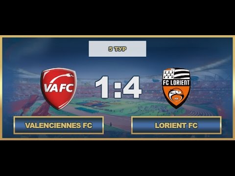 AFL17. France. Ligue 2. Day 5. Valenciennes - Lorient