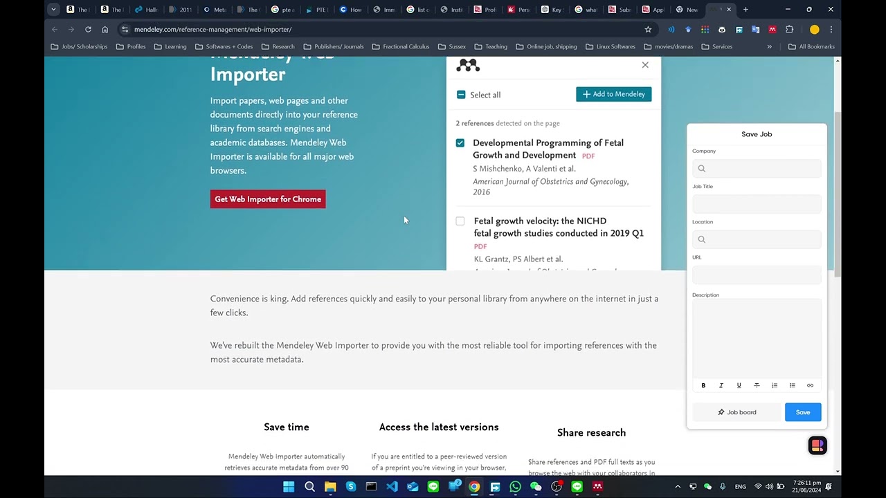 Mendeley with MS Word