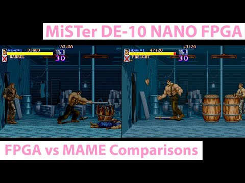 MiSTer FPGA DE-10 - FPGA Emulation vs Software Emulation in MAME - which is "better"