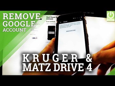 Bypass Google Verification KRUGER & MATZ DRIVE 4 - Remove Google Account