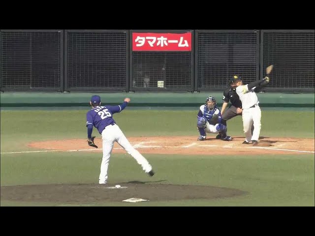 【ファーム】2試合連発!! ホークス・正木智也の第2号ソロホームラン!! 2022年4月2日  福岡ソフトバンクホークス 対 中日ドラゴンズ