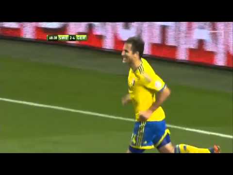 Superb volley from Hysen   Sweden vs Germany