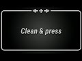 Clean & press 2020.06.20