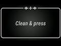 Clean & press 2020.06.20