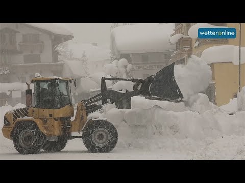 Weiterer Schnee in den Alpen (09.01.2019)