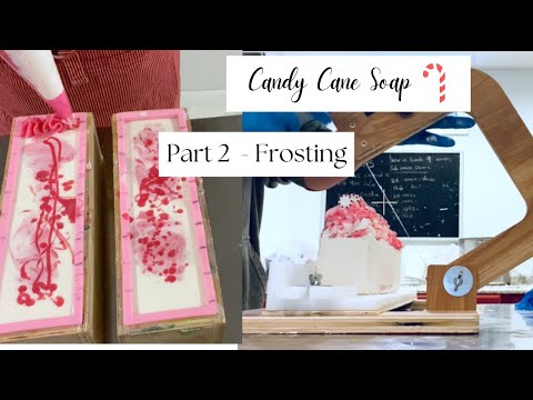 Making Candy Cane Soap | Holiday Soap Release