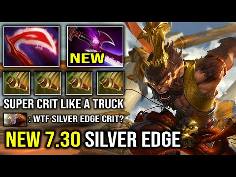 NEW 7.30 SILVER EDGE Crit Attack Monkey King 27Kills Super Hit Like a Truck EZ MMR Dota 2