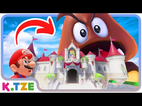 Goombas are destroying everything 😱😭 Super Mario Odyssey Story