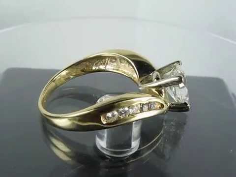 Pear cut 2.01CT 1.71CT Center VS2-SI1 K SOLITAIRE DIAMOND engagement ring