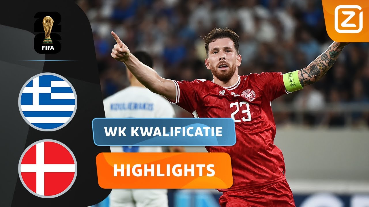 OPPERMACHTIGE DENEN LATEN GRIEKEN KANSLOOS!!!😍 | Griekenland vs Denemarken | WK 2026 Kwalificatie