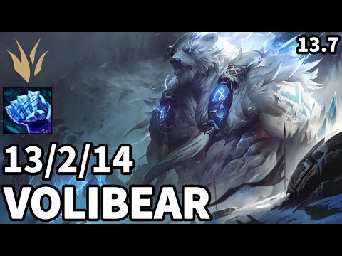 Volibear Jungle vs Sylas - KR Challenger | Patch 13.7