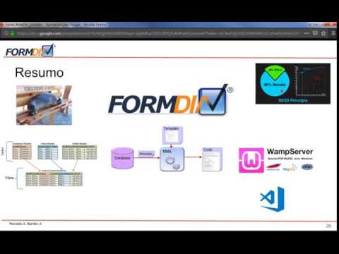 Video Youtube - Curso formDin parte 4 - Menu