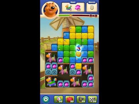 Toon Blast Level 7856 - NO BOOSTERS 🐻🐺🐱 | SKILLGAMING ✔️