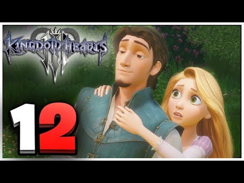 Kingdom Hearts 3 Walkthrough Part 12 Escorting Rapunzel (PS4 Pro Gameplay)
