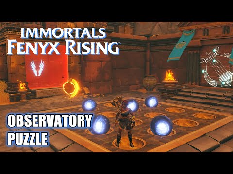 Immortals Fenyx Rising - The Observatory Puzzle with the Blue Orbs