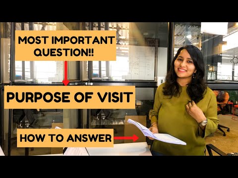 How do I answer 'What is the purpose of your visit?' in a B1 visa interview?