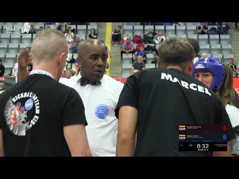 Deutsche Meisterschaft 2019 - Finale PF Jun.W -50 kg MIchele Mesmer vs Leonie Kirsch